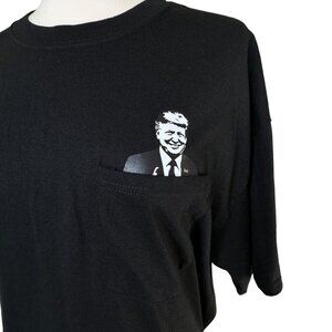 Trump 2025 Shirt Trump in Your Pocket Black XL Short Sleeve Trump‎ Middle Finger